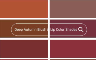 Deep Autumn Blush & Lip Color Chips: 10 Rich and Radiant Picks