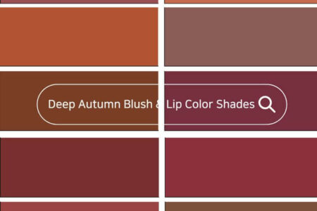 Deep Autumn Blush & Lip Color Chips: 10 Rich and Radiant Picks