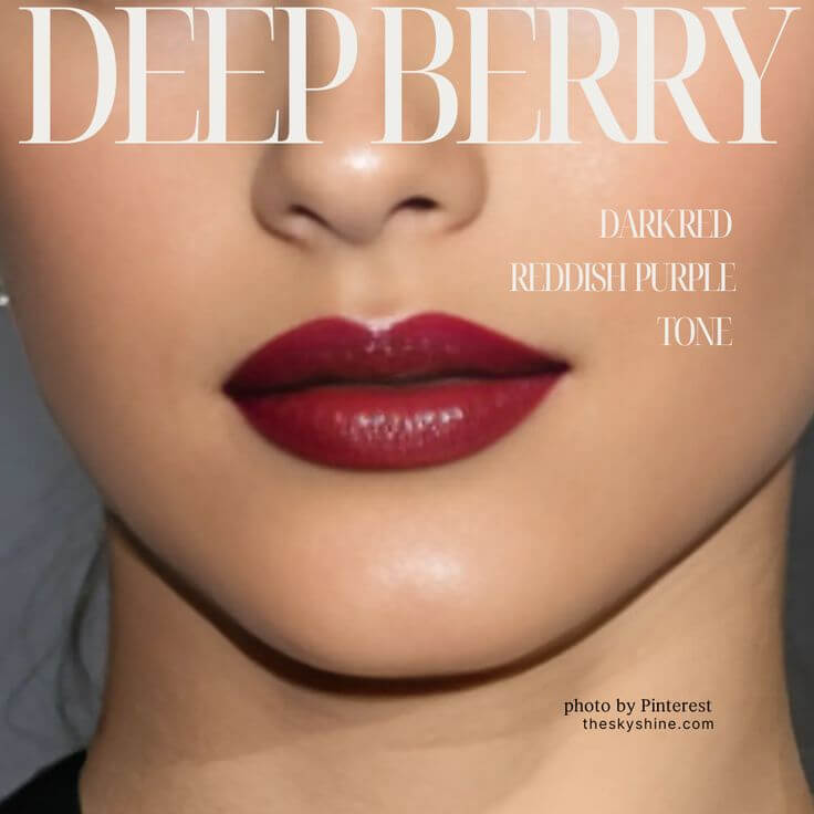 Perfect Deep Berry Lips for Your Deep Autumn (Deep Tone) Personal Color
