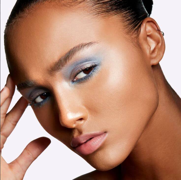 Deep Autumn Glow: Golden Highlighter Makeup Look MAC Mineralize Skinfinish Global Glow