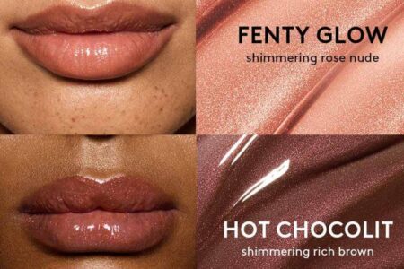 Bronze-Kissed Glow: Lip Gloss for Dark Autumn