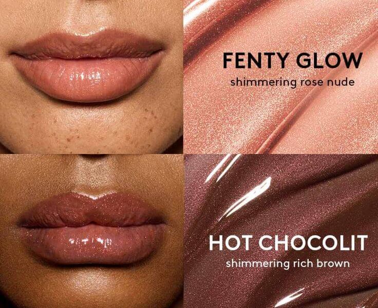 Bronze-Kissed Glow: Lip Gloss for Dark Autumn