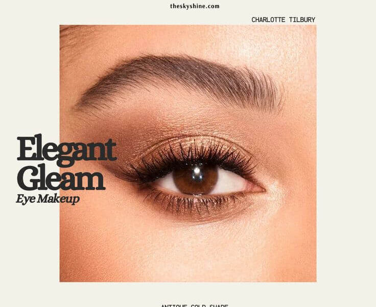 Antique Gold Makeup: Warm Glow, Zero Frost