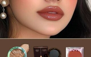 Sculpting with Warmth: Cheeks for Dark Autumn Beauty