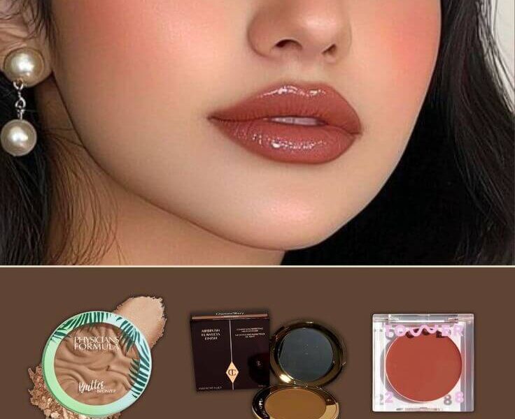 Sculpting with Warmth: Cheeks for Dark Autumn Beauty