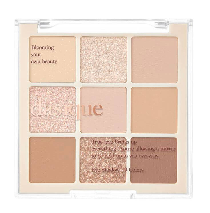 4 Essential Muted Autumn Eyeshadow Shades Dasique Shadow Palette 07 Milk Latte