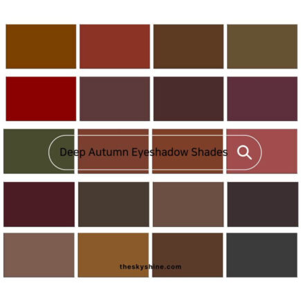 20 Must-Have Deep Autumn Eyeshadow Shades