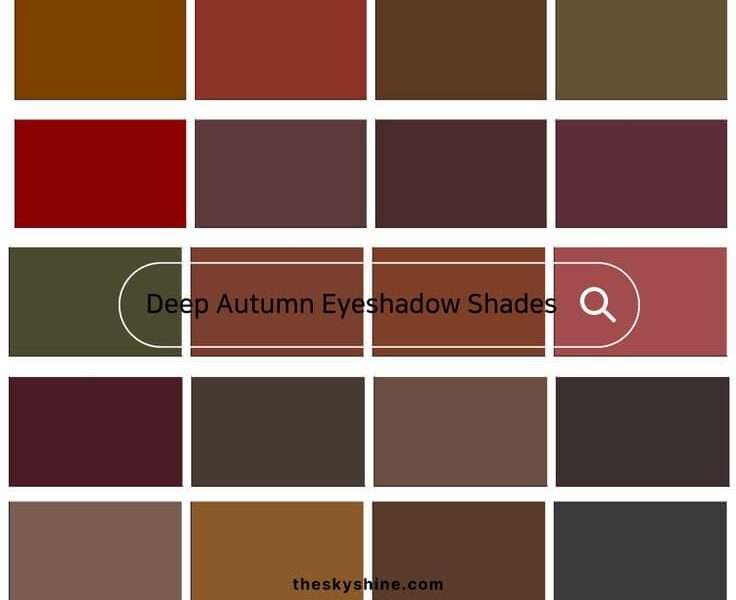 20 Must-Have Deep Autumn Eyeshadow Shades