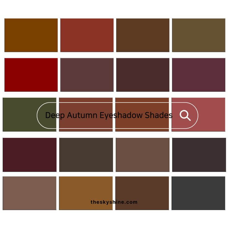 20 Must-Have Deep Autumn Eyeshadow Shades