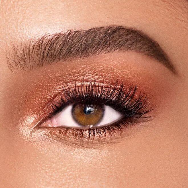 Deep Autumn Eye Makeup with Luxury Touch Charlotte Tilbury Eyes to Mesmerise Star Gold