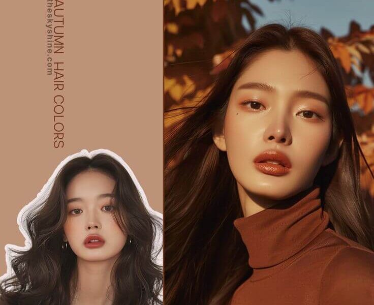 Autumn Personal Color Hair Shades: Deep, Warm, and Earthy