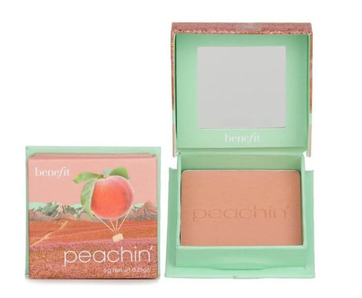 Soft Autumn's Whisper: The Perfect Blushes for Your Makeup Look Benefit Peachin' Golden Peach Blush