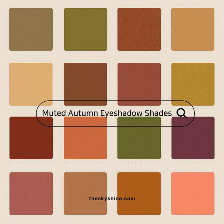 Muted Autumn Personal Color: 20 Eyeshadow Shades You Need