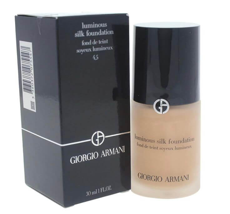 Soft Autumn Foundation Picks for Clear, Flawless Skin Giorgio Armani Luminous Silk Foundation Shade 4.5