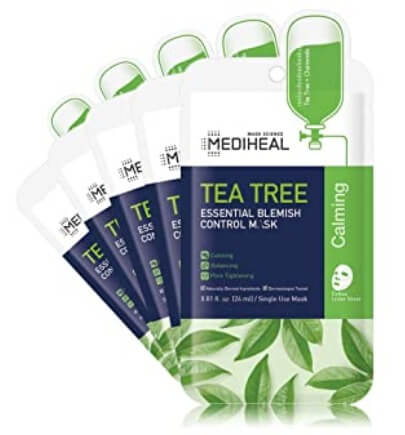 Best Cost effectiveness face pack
MEDIHEAL Tea Tree Essential Blemish Control Mask for Sensitive skin