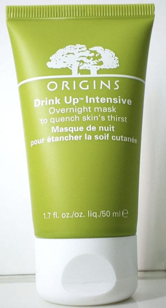 BEST 4 SLEEPING MASK Origins Drink Up Intensive Overnight Mask is a white lotion, and it applies smoothly. And I recommend it for dry skin. The reason is, it may feel a little oily the next day.