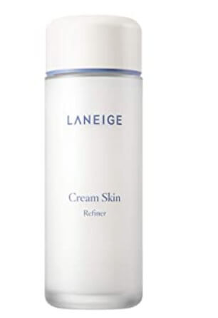 Why should use toner after washing face? Toner for dry skin LANEIGE Cream Skin Refiner Toner 150 ML/ 5 Fl.oz 