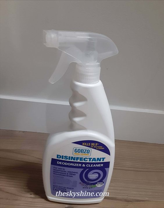  gonzo disinfectant spray kills the following viruses in 10 minutes