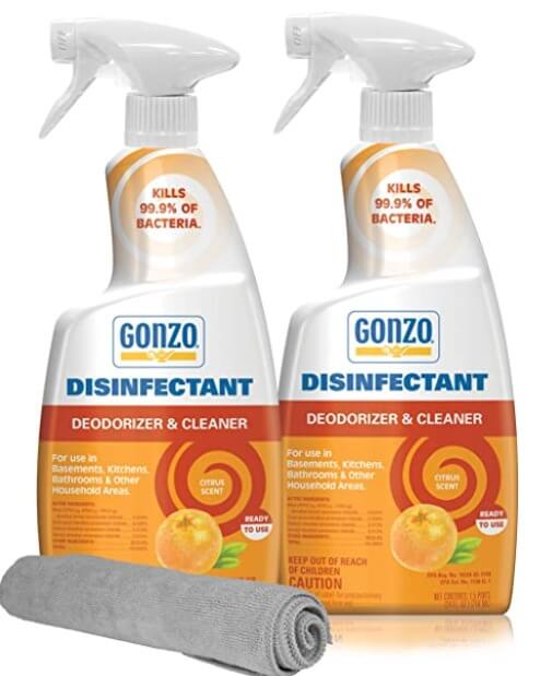 Gonzo disinfectant spray