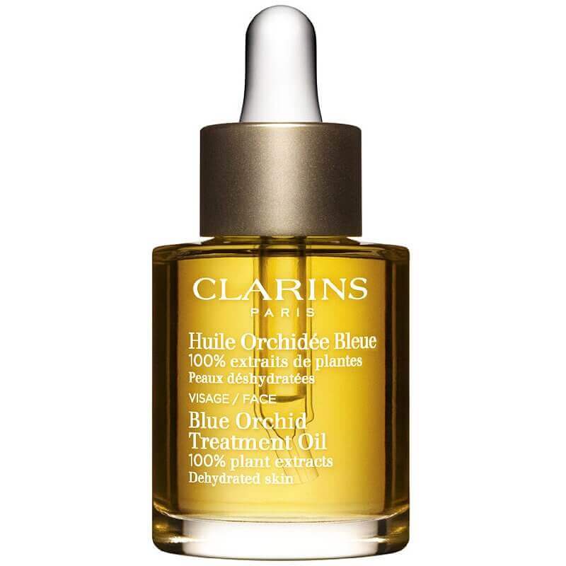 Best fall&winter dry skin care items  1. Facial Cream & Oil for Dry Face Clarins Blue Orchid Face Treatment Oil 