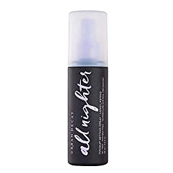 mask proof makeup tutorial Urban Decay All Nighter Long-Lasting Makeup Setting Spray, This process allows for a long duration of makeup and doesn't come off the mask.