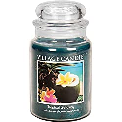 Eliminating odor in home: Best 6 scent candles 5. Village Candle Tropical Getaway Village Candle Tropical Getaway is really a stronger scent. Fragrance has crushed pineapple and sweet coconut milk. 