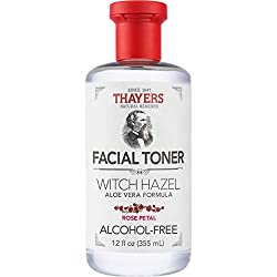 Why should use toner after washing face? Toner for sensitive skin THAYERS Alcohol-Free Rose Petal, 12 Fl Oz