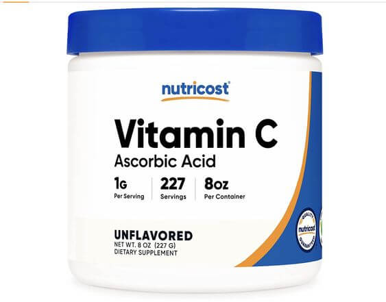 How To Choice Vitamin C Dietary Supplement 2. Powder Form It is best to choose in powder form for a longer shelf life. The reason is that the most natural form of vitamin C, is more stable in its powder form and has a longer shelf life.  Nutricost Ascorbic Acid Powder (Vitamin C) 0.5 LBS (8 Ounce)