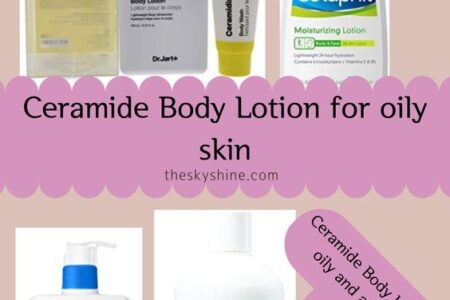 Ceramide Body Lotion for oily skin
