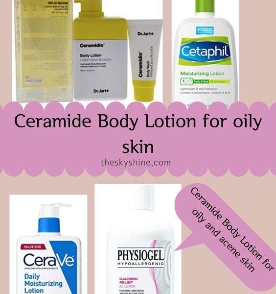 Ceramide Body Lotion for oily skin