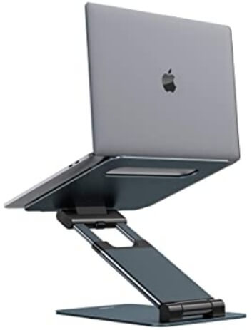 The best 3 iPad, laptop stand  2021 1. laptop, and iPad stand for drawing  Nulaxy Ergonomic Laptop Stand helps to utilize the space when used even at a very small desk. I'm using it at the bed table with 16-inch Laptop, and I was able to make room for Bluetooth keyboards and mice. 