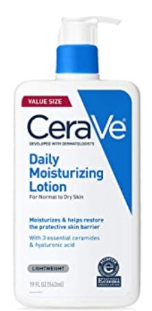 Ceramide Body Lotion for oily skin 2. Ceramide Body Lotion For Oily And Acne Skin  CeraVe Daily Moisturizing Lotion is a light-weight texture, absorbed quickly, leaving skin feeling smooth and hydrated. I