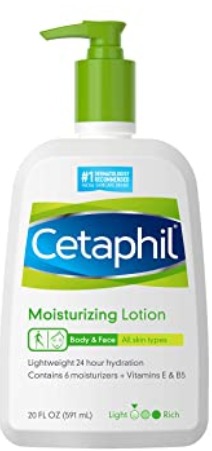 Ceramide Body Lotion for oily skin 1. Cetaphil Moisturizing Lotion Cetaphil Moisturizing Lotion is providing immediate and continuous moisture. It is a white lotion formulation and has no scent. 
 