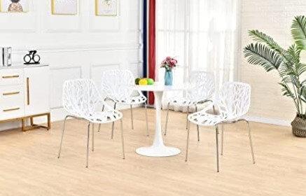 7 Mid Century Modern Round Table & tips
Mid-Century Modern small Tables set chairs 5 pieces You can also decorate the mid-century modern round table with green plants. Green can lower the tiredness of your eyes and body when you have a lot of stress or workload. 
