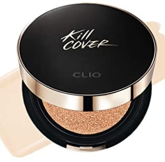 9 Best smudge proof makeup products for a face mask 2. Cushion, CLIO Kill Cover Fixer Cushion is recommended for all skin types. It has good adhesion and natural skin expression and full coverage. When It is applied thinly, the spots and freckles are covered.