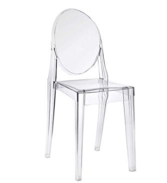 8 Mid-Century Modern chair for living room 2. Transparent accent chairs  Flash Furniture transparent accent chair gives a modern feel with a visually clean, iconic silhouette and transparent design.