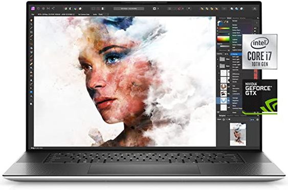 2021 6 Best 17 inch laptops for Graphic Design  Dell XPS 17 9700 Laptop 17 inch Dell XPS 17 9700 Laptop is famous for 17 inch Laptop Graphic Design. It includes FHD, Intel i7-10750H, GeForce GTX 1650Ti, IR Camera, Backlit Keyboard, Fingerprint Reader, Wi-Fi 6, Thunderbolt, Win 10 Home. And the GeForce GTX 1650 gets things done really fast.