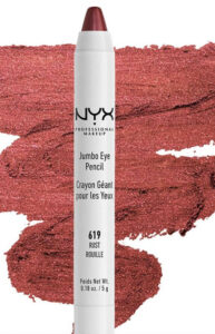 2022 beauty trend:Colorful eyeliner
NYX PROFESSIONAL MAKEUP Jumbo Eye Pencil, Eyeshadow & Eyeliner Pencil - Rust