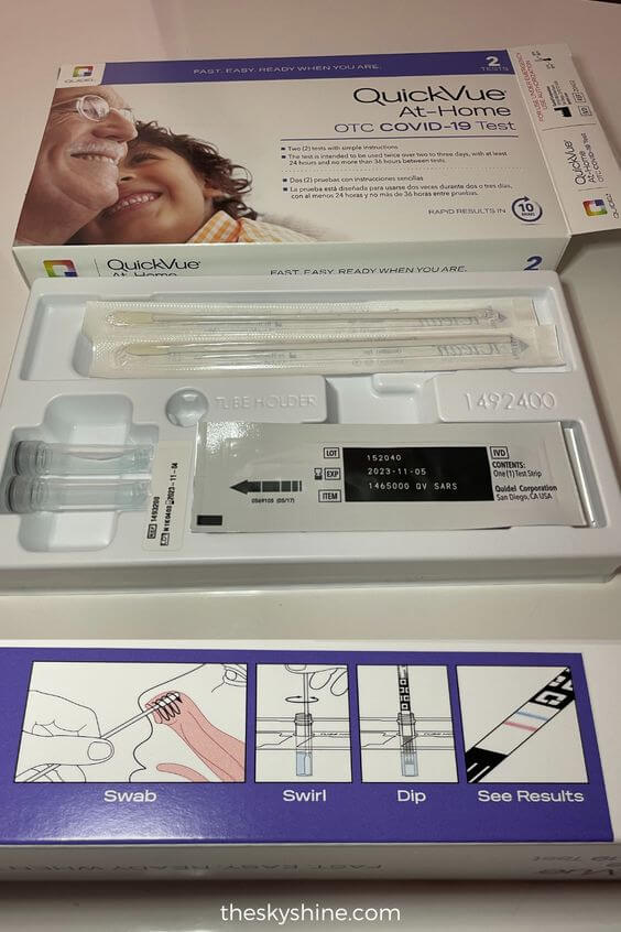 Quidel QuickVue at home OTC COVID-19 Test kit Review