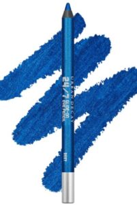 2022 beauty trend:Colorful eyeliner
Urban Decay 24/7 Glide-On Waterproof Eyeliner Pencil - Long-Lasting - Roxy, Metallic Bright Blue with Glitter Finish