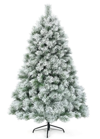 Best 17 Christmas tree decorations
3. Indoor Christmas tree without lights  6ft Snow Flock