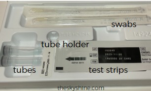 Quidel QuickVue at home OTC COVID-19 Test kit Review 1. Components