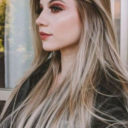 Glowing skin makeup for dry skin