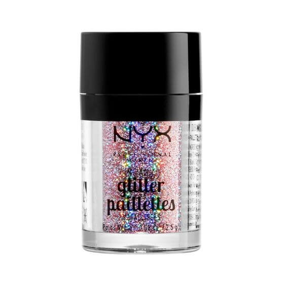 How to apply Loose glitter eyeshadow powder with lip gloss 1. How to choose makeup product Loose Glitter Powder Eyeshadow NYX PROFESSIONAL MAKEUP Metallic Glitter, Beauty Beam