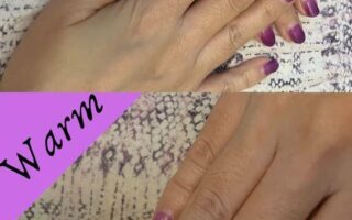 Temperature Color Changing Violet gel nail – Tutorial