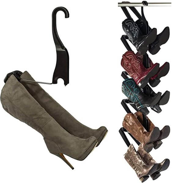 How to care for leather boots: odor & color & shape 3. How to store leather boots  boots hanger