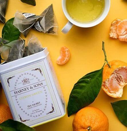 The Top 6 Best Green Tea Brands in 2022 Harney & Sons Citron Green Tea, 20 Sachets, White