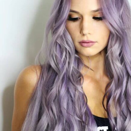 ash violet hair
