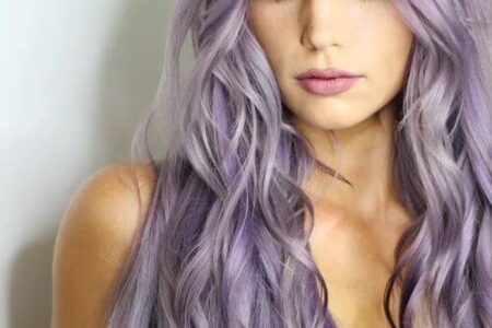 ash violet hair