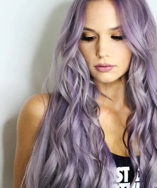 ash violet hair
